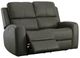 Flexsteel® Linden Charcoal Power Reclining Loveseat with Power Headrests and Lumbar-1