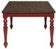 Powell® Trimble Brown Dining Table with Red Base-4