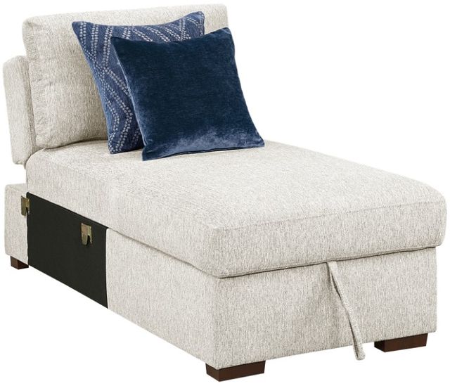 Homelegance® Isla 4-Piece Beige L-Shape Sectional with Pull-Out Bed and Reversible Chaises-4