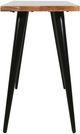 Jofran Inc. Prelude Suede Sofa Table with Black Base-4