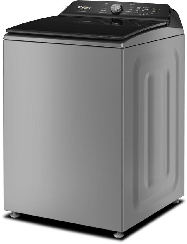 Whirlpool® 6.0 - 6.1 Cu. Ft. Radiant Silver Smart Top Load Washer with The Removable Delicates Basket-3