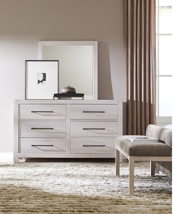 Artisan & Post by Vaughan-Bassett Joinery Washed White Oak Dresser-1