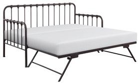 Mazin Furniture Constance Dark Bronze Daybed With Trundle-1
