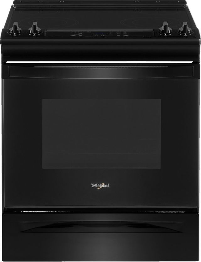 Whirlpool® 30" Black Slide In Electric Range