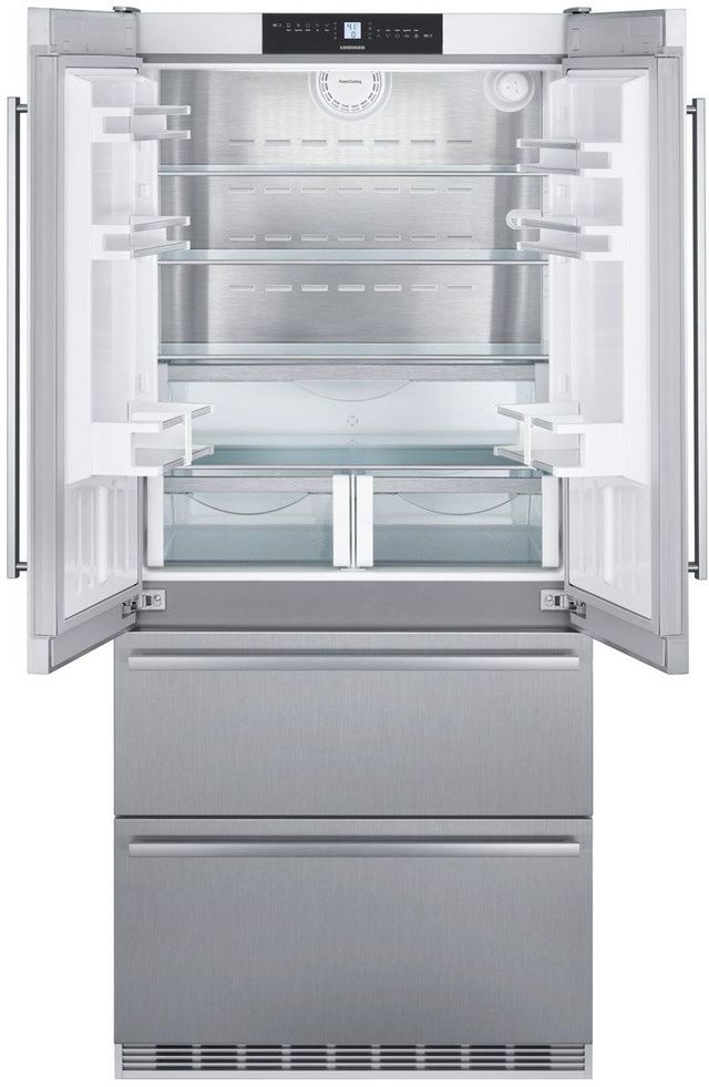 Liebherr 19.5 Cu. Ft. Stainless Steel French Door Refrigerator-1