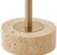 Uttermost® Dunham Brass/Travertine Buffet Lamp-3