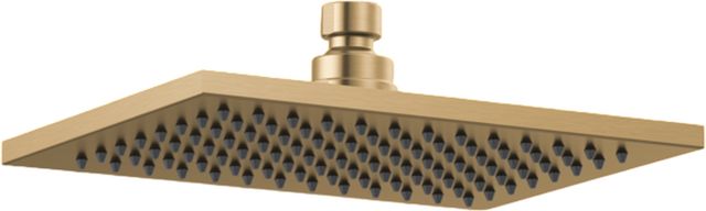 Delta Universal Showering Components Lumicoat® Champagne Bronze Square Single-Setting Raincan Shower Head-0
