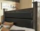 Signature Design by Ashley® Wynnlow Gray Queen Upholstered Poster Bed-1