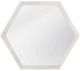 Bassett Mirror Dunn Silver Leaf Wall Mirror-0