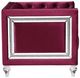 ACME Furniture Heibero Burgundy Loveseat with Pillows-2