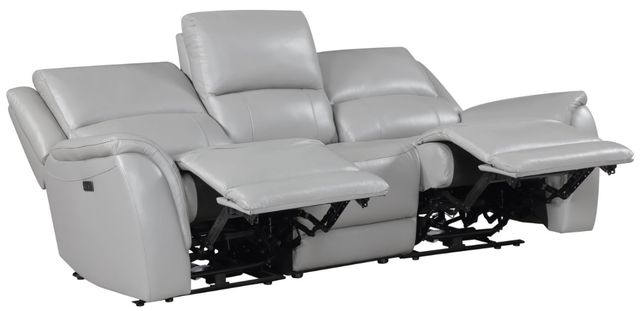 Steve Silver Co. Alexandria 3-Piece Stone Power Leather Reclining Sofa-1