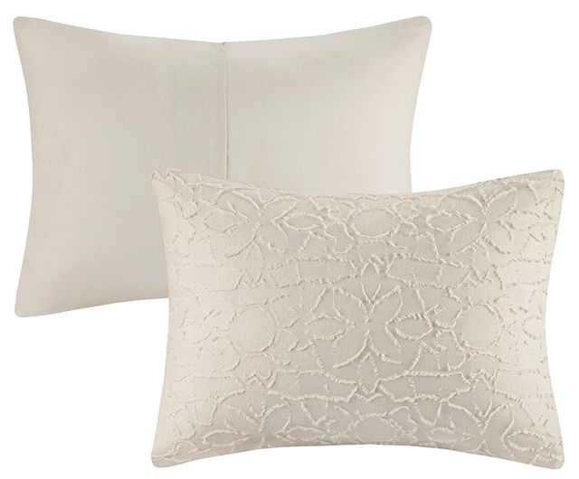 Olliix by Madison Park Florence 4 Pieces Light Taupe King/California King Cotton Comforter Set-1
