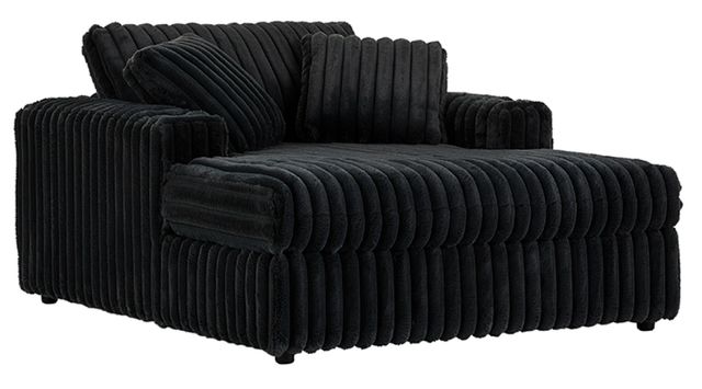 Hughes Furniture® 24550 Mondo Black Theater Chaise-0