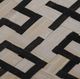 A & B Home 3-Piece Black/White Round Woven Bamboo Tray Set-4