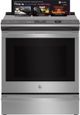 GE Profile™ 30" Fingerprint Resistant Stainless Steel Slide In Induction Range-1