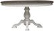 Liberty Furniture Magnolia Manor Weathered Bark Pedestal Dining Table with Antique White Base-0