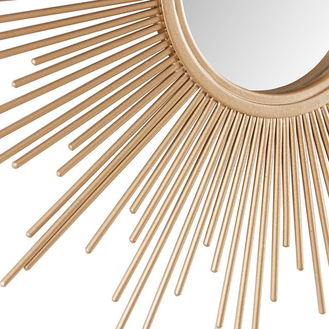 Olliix by Madison Park Gold Small Fiore Sunburst Mirror-3
