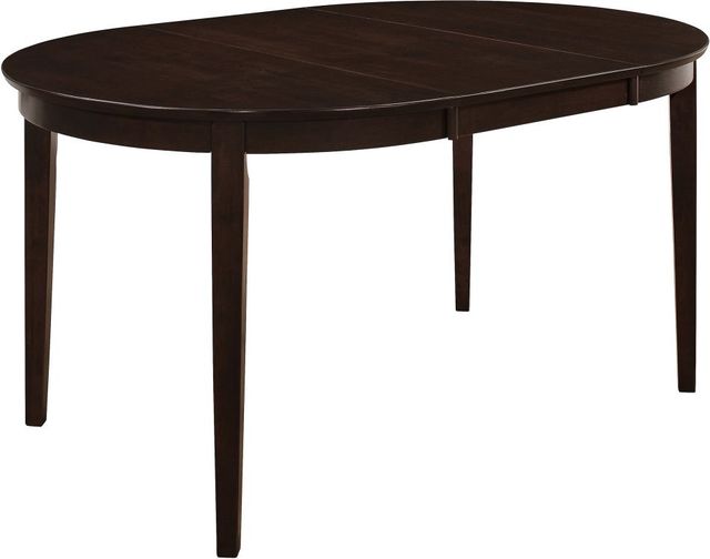 Coaster® Gabriel Cappuccino Oval Dining Table-1