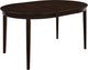 Coaster® Gabriel Cappuccino Oval Dining Table-1