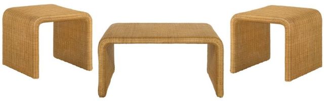 Coaster® Juanita 3-Piece Natural Occasional Table Set-0