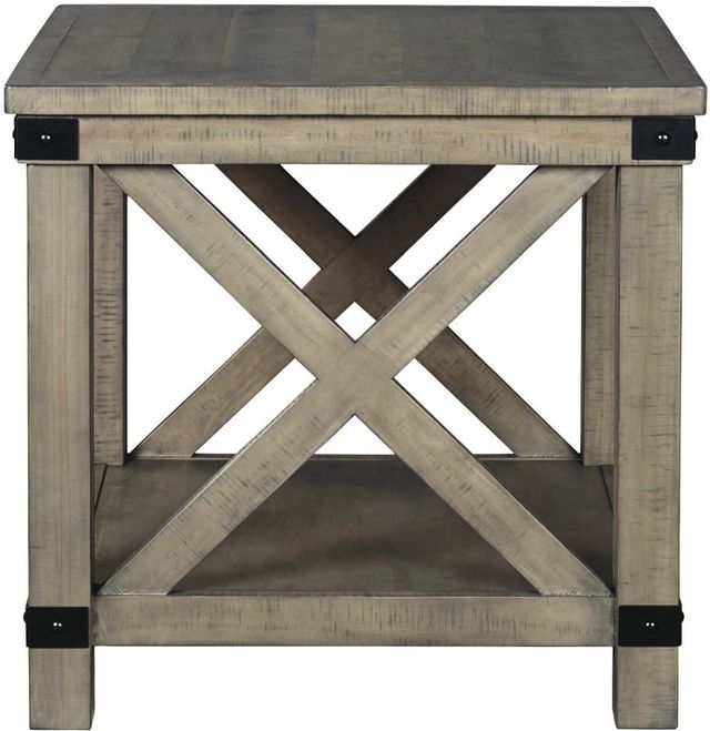 Signature Design by Ashley® Aldwin Gray End Table-1