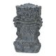 A & B Home Gray Buddha Head Planter-3