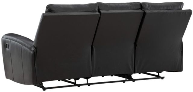 Signature Design by Ashley® Glossmore Black Manual Reclining Sofa-3