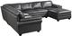Homelegance® Exton 4-Piece Gray Sectional-0