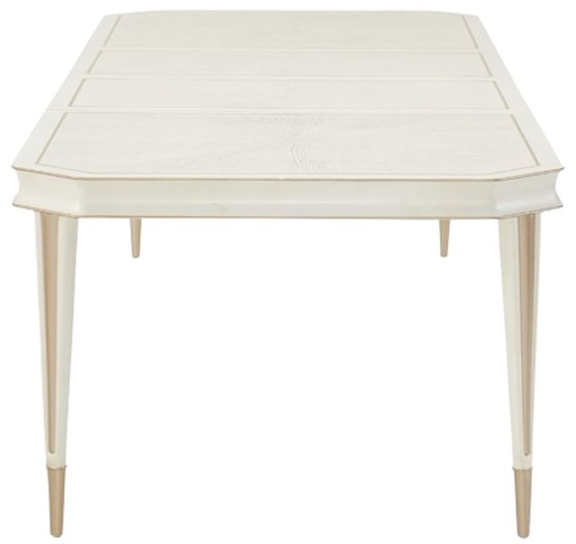Michael Amini® La Rachelle Medium Champagne Rectangular Dining Table-3