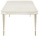 Michael Amini® La Rachelle Medium Champagne Rectangular Dining Table-3