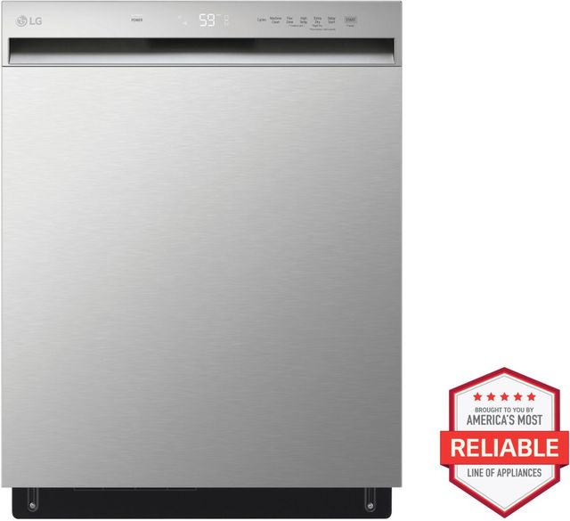 LG 24" Stainless Steel Built In QuadWash™ Dishwasher-2