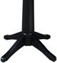 John Thomas Furniture® Dining Essentials Black Round Dining Table with Black Transitional Pedestal Base-2