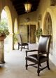 Tommy Bahama® Furniture Kingstown Edwards Antique Brown Arm Chair-1