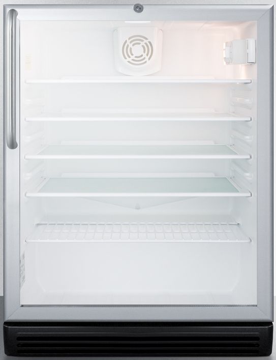 Summit® Commercial Series 5.5 Cu. Ft. Stainless Steel Beverage Center-0