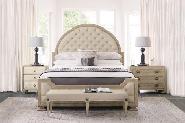 Bernhardt Santa Barbara Beige/Sandstone Bench-1