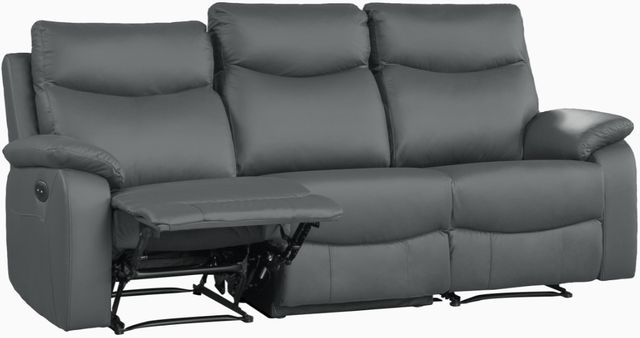 Mazin Furniture Wembley 3-Piece Dark Gray Modular Power Reclining Sofa-2