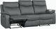 Mazin Furniture Wembley 3-Piece Dark Gray Modular Power Reclining Sofa-2