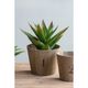 A & B Home Thornton 3-Piece Brown Flower Planter Set-1