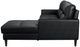 Homelegance® Lewes 2-Piece Black Right-Arm Facing Sectional and Chaise-4