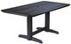 C R Plastics 72" Black Rectangular Dining Table-0