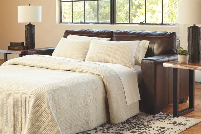 Signature Design by Ashley® Morelos Chocolate Queen Sofa Sleeper-1