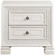 Homelegance® Theodora Pearl White Nightstand-2