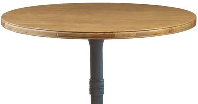 Nest Home Collections Sadie Light Natural 48" Round Counter Table with Iron Base-1