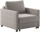 Luonto® Furniture Polar Oasis/Walnut Sleeper Chair-2