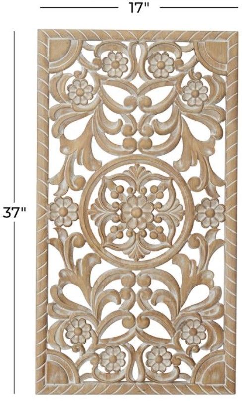 Deco Marche Brown 31" Wall Art Panel-2