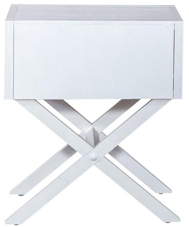 Liberty Furniture East End Wirebrushed White Accent Table-4