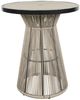 CabanaCoast® Customizable Cove Synthetic Fiber 36" Outdoor Round Bar Table-1
