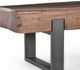Classic Home Duarte Black/Rustic Brown 58" Bench-4