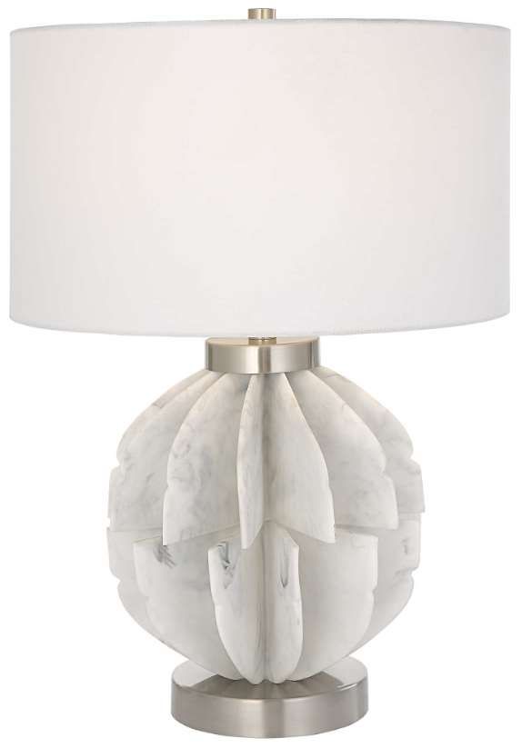 Uttermost® Repetition White Table Lamp-0