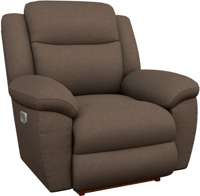 La-Z-Boy® Joel Mahogany Power Rocking Recliner with Headrest-0
